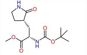 Methyl (S)-2-(Boc-amino)-3-[(S)-2-oxo-3-pyrrolidinyl]propanoat CAS:328086-60-8