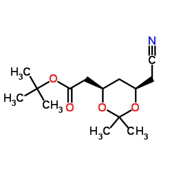 (4R,6R)-tert-Butyl-6-cyanomethyl-2,2-dimethyl-1,3-dioxan-4-acetat CAS NO.{{ 10}}