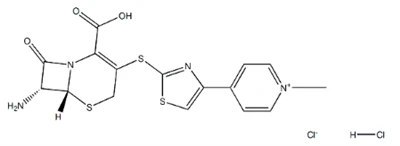 CAS:400827-64-7 7  - Amino - 3 - [4 - (Pyridin - 2 - Thiazolsulfon-Radikal)] - 3 - Cephem - 4 - Carbonsäure·2HCl